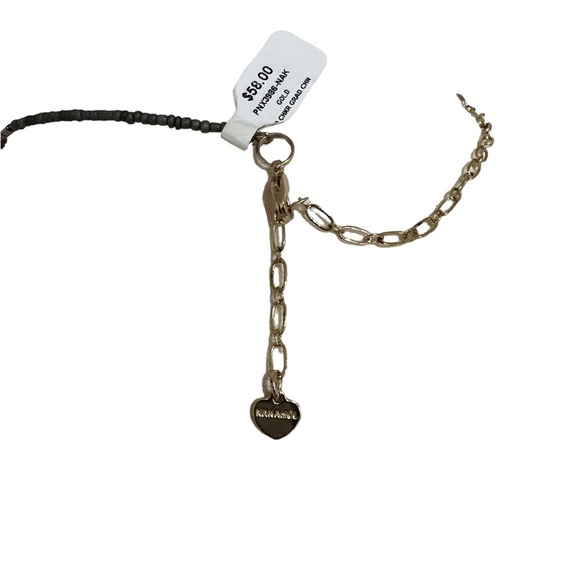 NAKAMOL Handcrafted Choker Necklace Beaded Crystals & Stones Adjustable - Picture 8 of 12